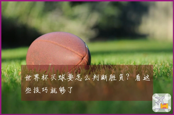 世界杯买球要怎么判断胜负？看这些技巧就够了